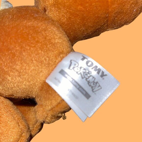 Pokemon Tomy Pokemon Smirking Eevee Goodnight 7" Stuffed Animal - Picture 4 of 4